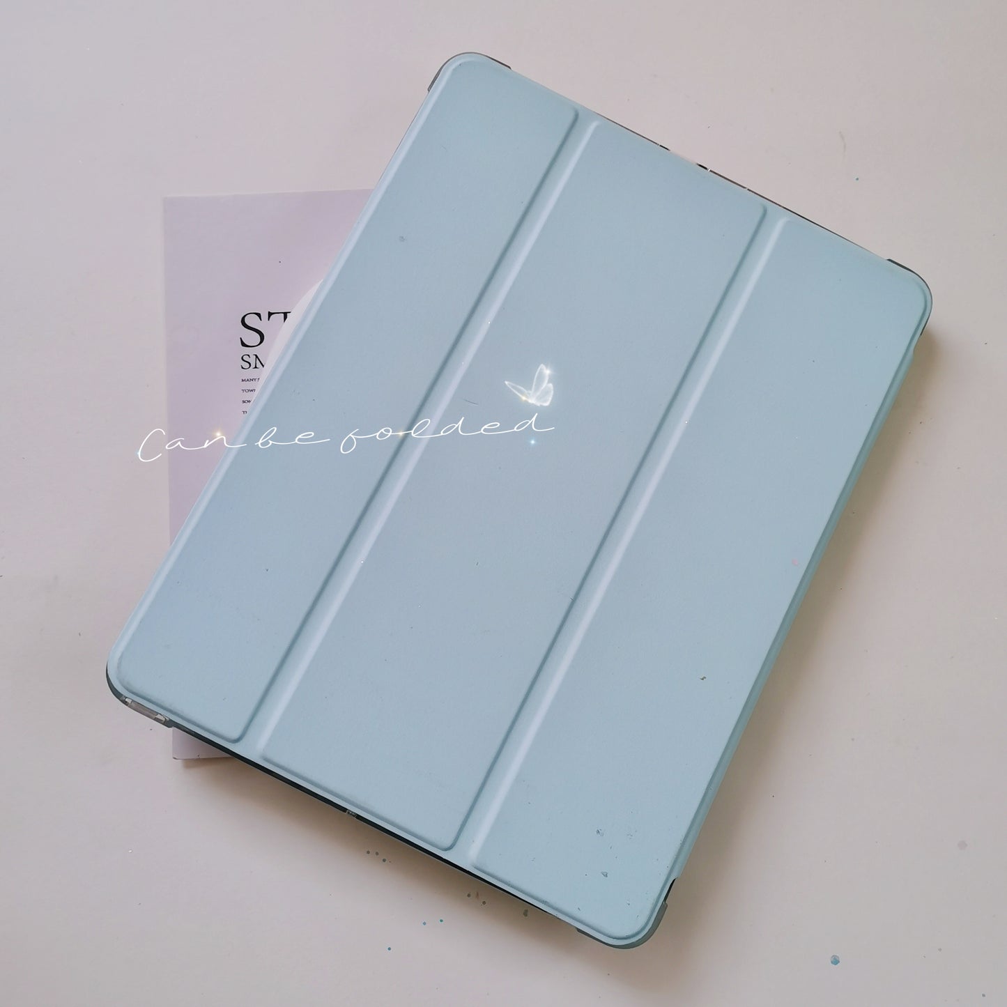 Blue iPad case