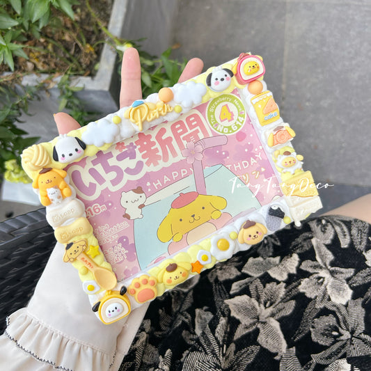 Pompom Purin and Pochacco picture frame