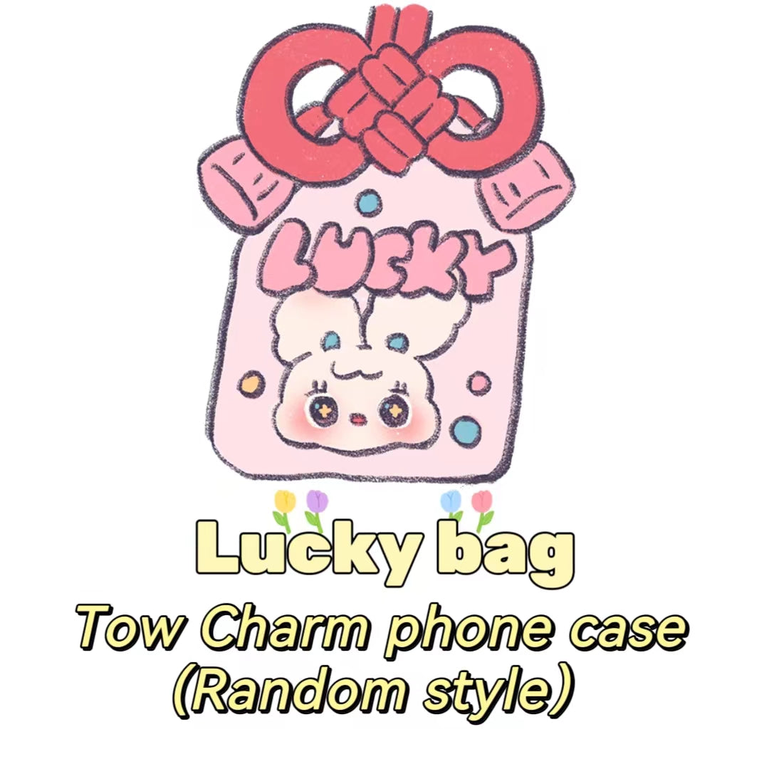Lucky bag- 2 charm phone case