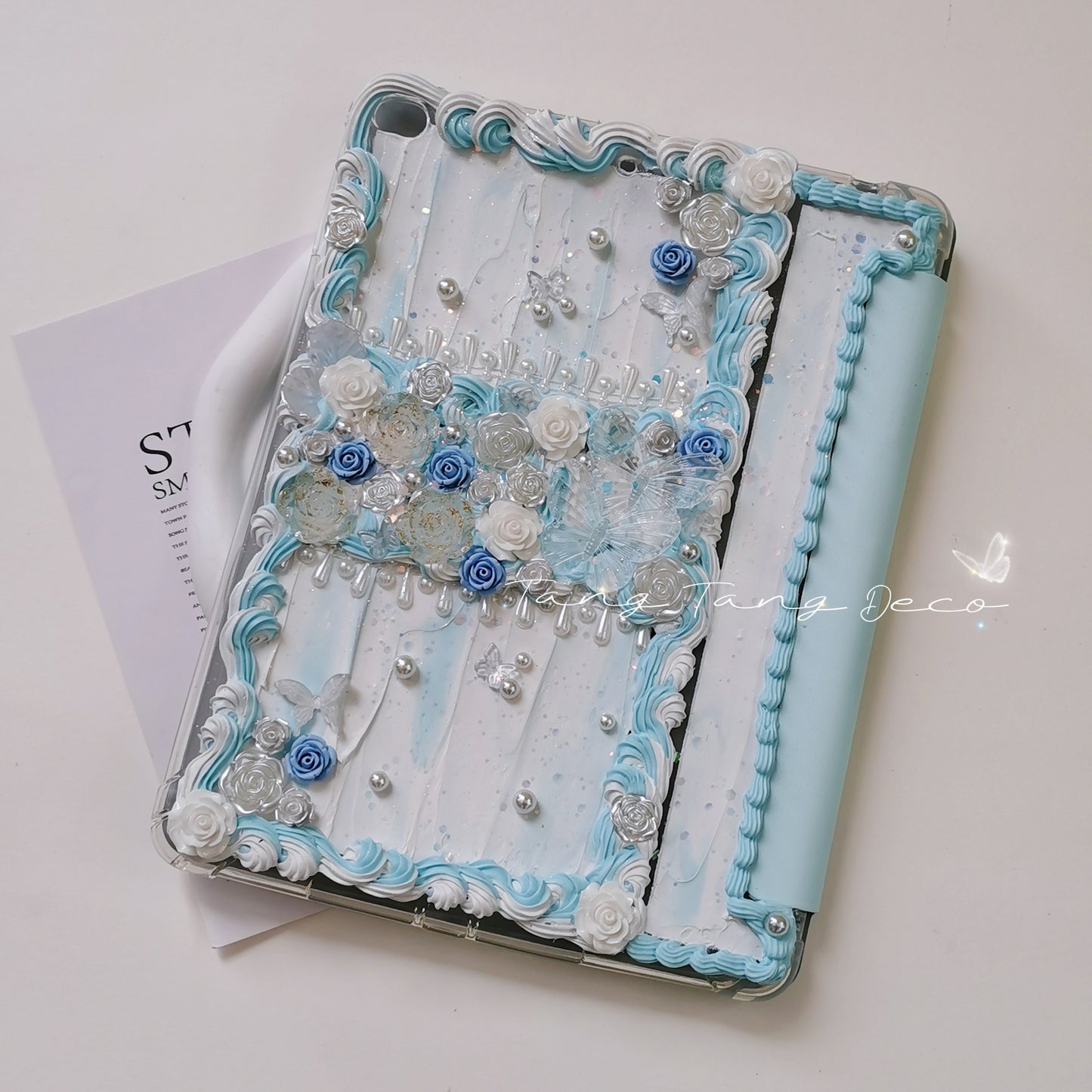 Blue iPad case