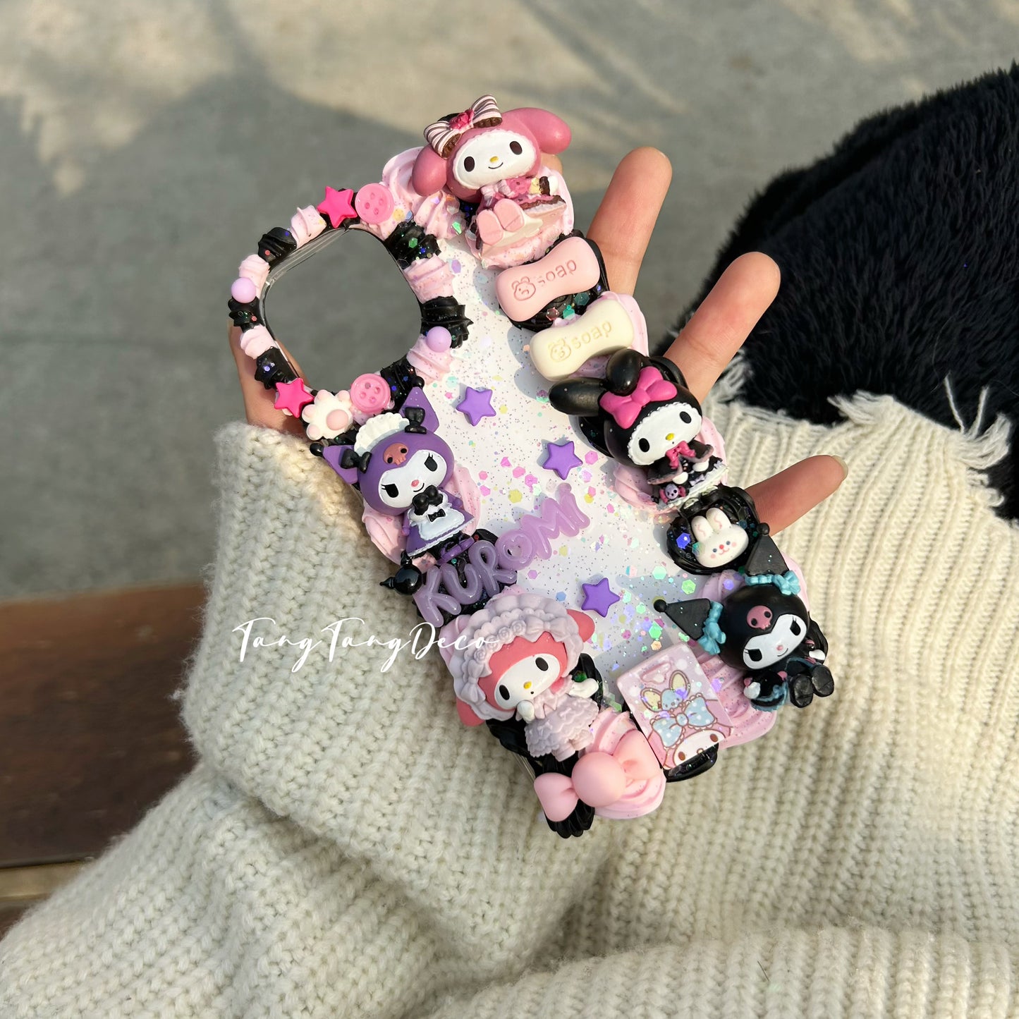 Kuromi and Melody phone case